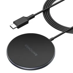 RAVPower Magnetic Wireless Charger for iPhone 12/12 Pro Max/mini/AirPods Pro &ndash; Black